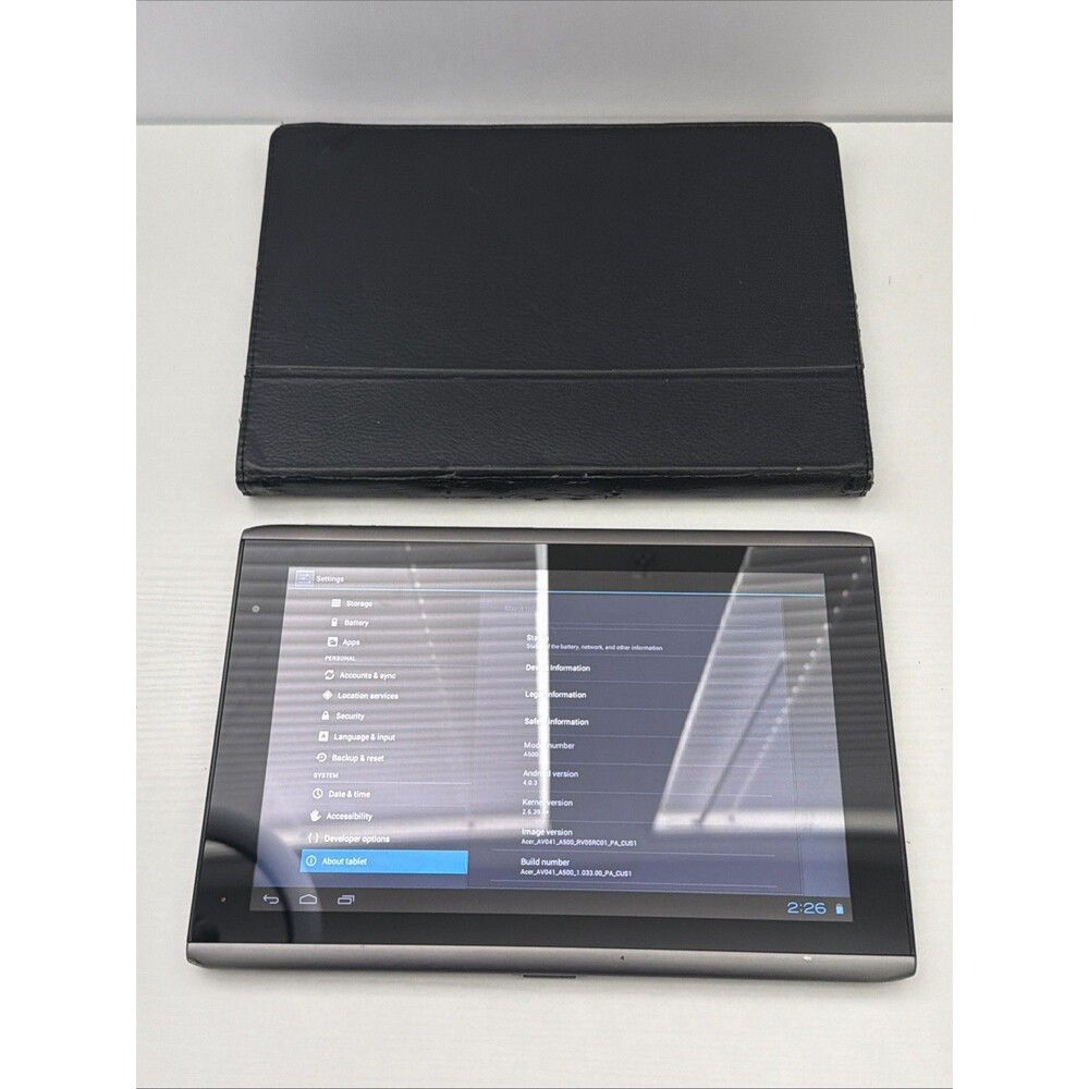 Acer Iconia A500 16GB 10.1" Wifi Tablet - Tested - Free Shipping - Read Desc